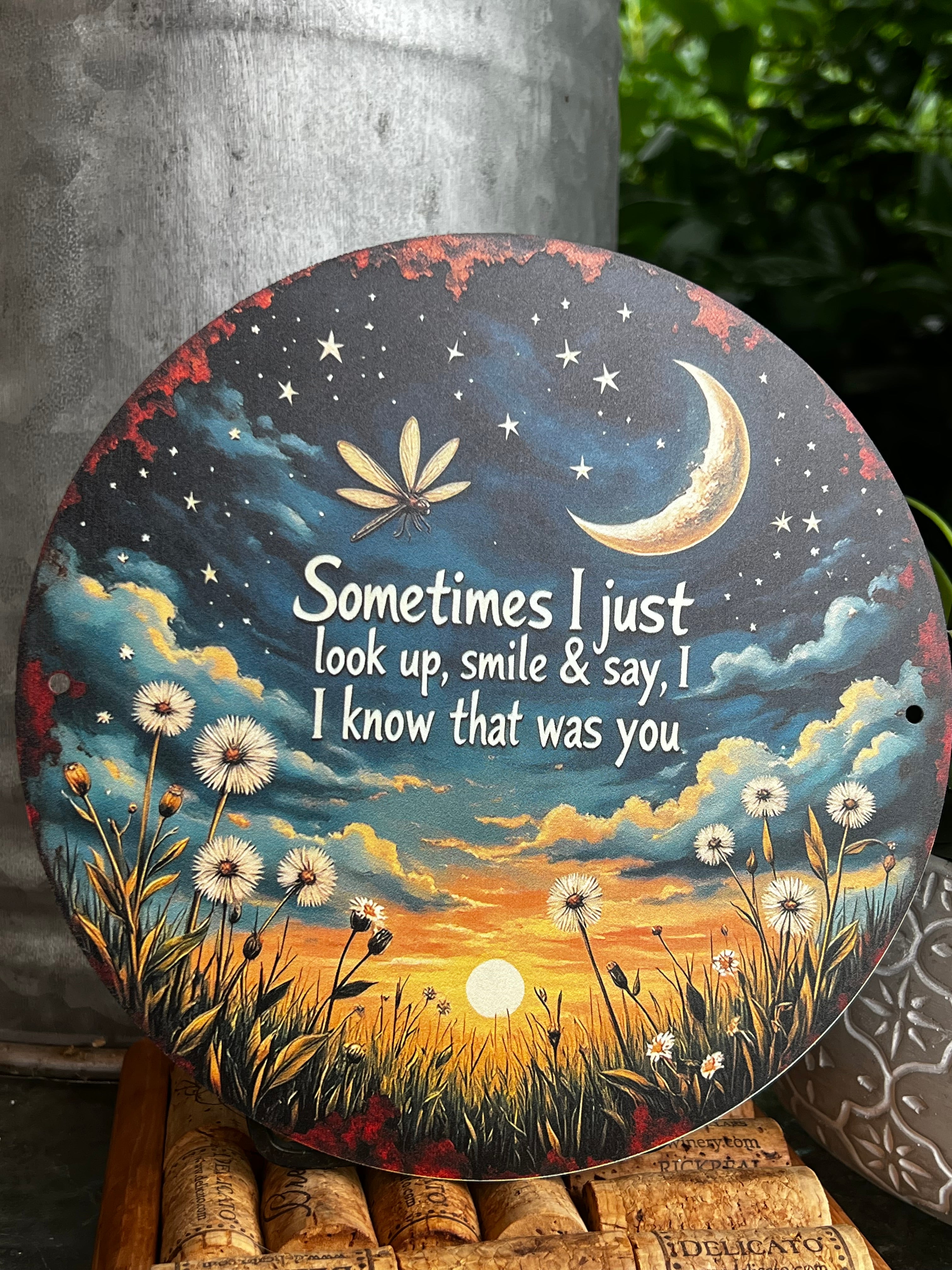Tin Sign 8"- "I know it was you" 🌙