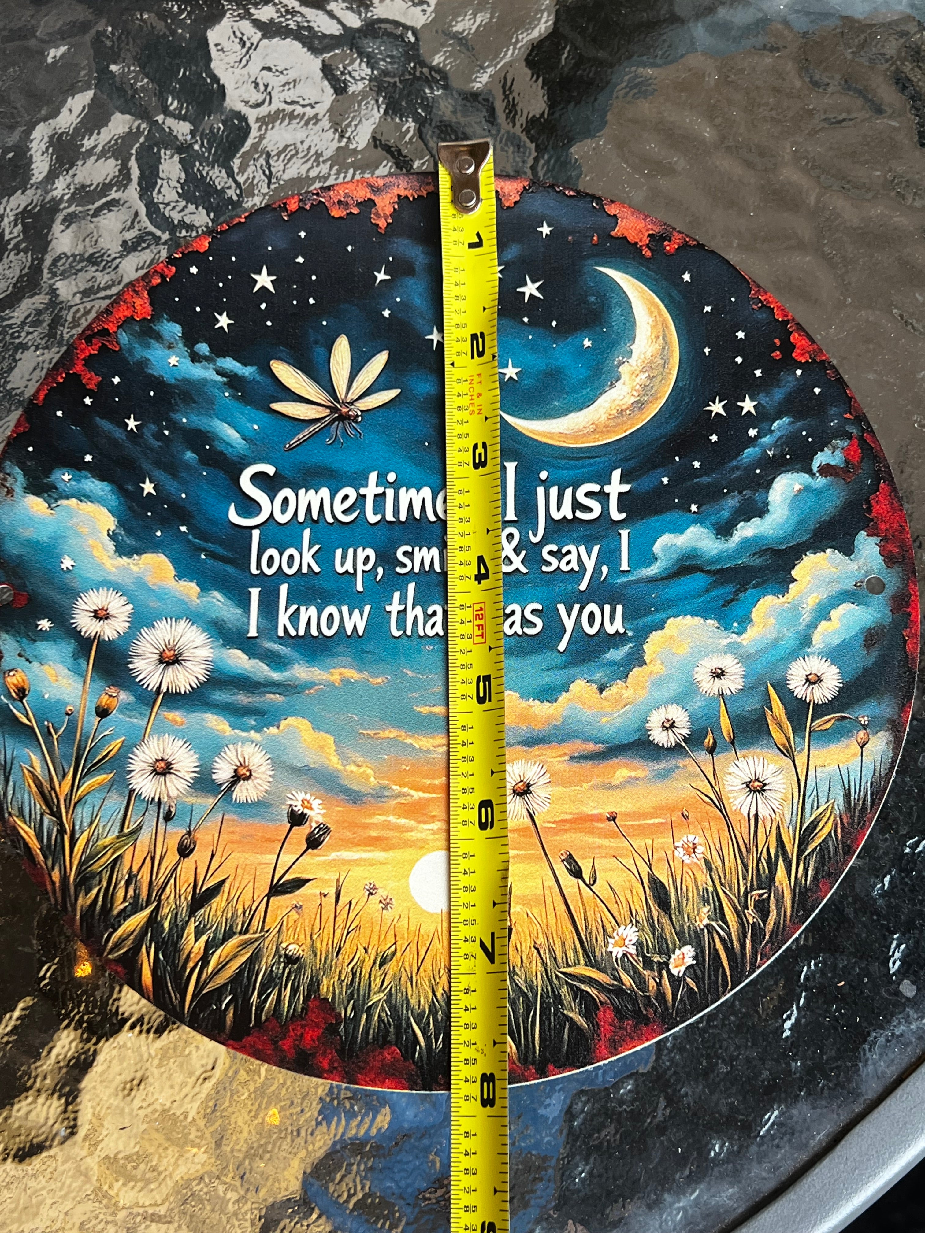 Tin Sign 8"- "I know it was you" 🌙