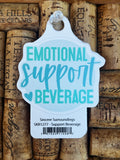Emotional 🖤 Support Beverage Sticker